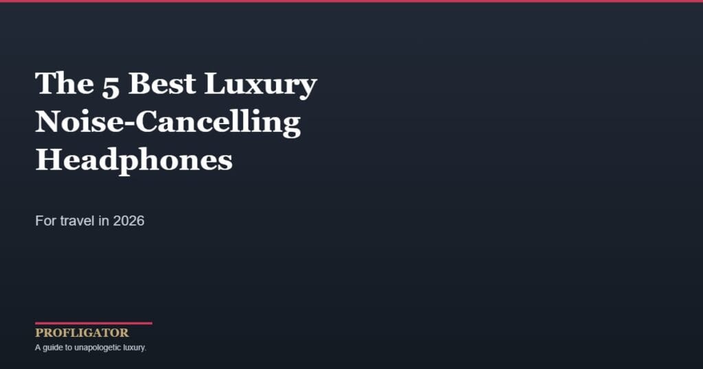 Best luxury noise-cancelling headphones